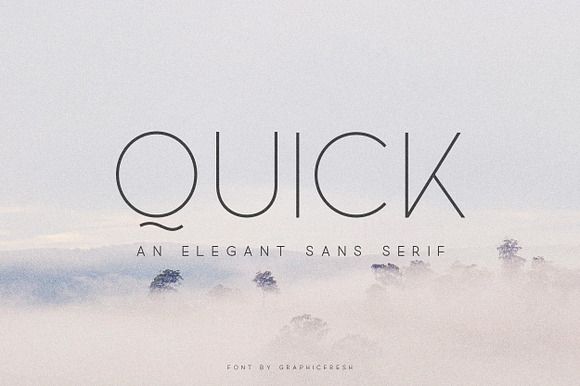 Quick - An Elegant Sans Serif preview 8