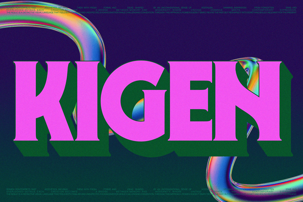Romien — Bold Modern Classic Font, a Serif Font by Enxyclo Studio (Photo 5 of 16)