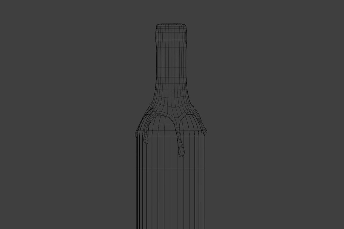 2 Wax-Dipped & Foil Top Wine Bottles, a Food & Drink 3D Model by ashleycam3ron (Photo 7 of 8)