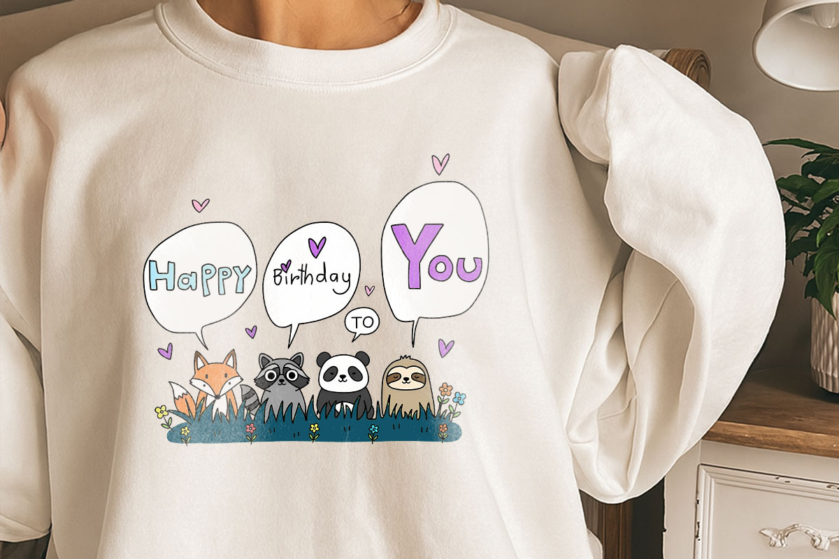 Cat and Animals Funny Birthday PNG, a Graphic by GlitterCraft (Photo 84 of 101)