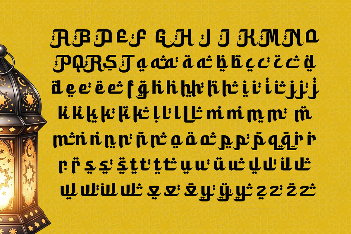 Rahila Arabic - An Arabic Style Type, a Handwritten Font by Afkari Studio (Photo 5 of 11)