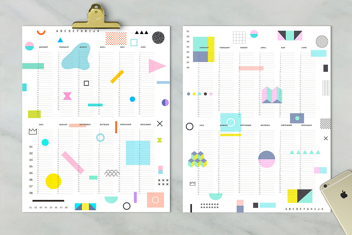 8 Yearly Planners, an Education Illustration by Lera Efremova (Photo 4 of 5)