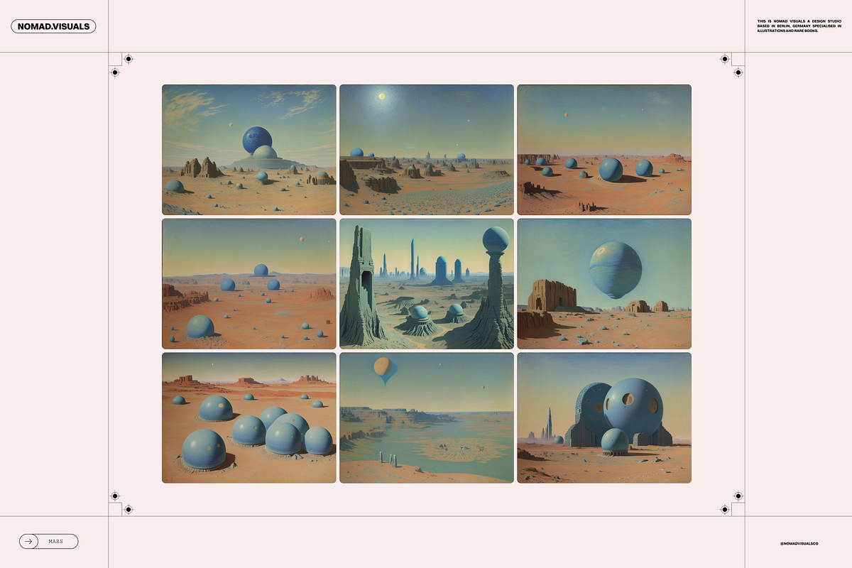 Ancient Mars Illustrations, a Background Graphic by Nomad Visuals (Photo 6 of 15)