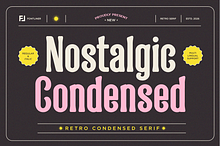 Nostalgic Condensed - Retro Serif