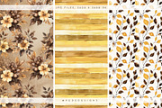 Golden Houf Of Fall Patterns, a Pattern Graphic by PeDe Designs (Thumbnail 7 of 10)