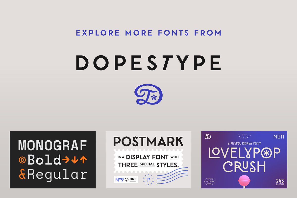 Brosqua Font, a Sans Serif Font by Dopestype (Photo 11 of 11)