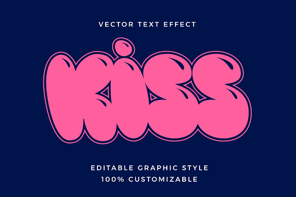 Graffiti Bubble Text Effect preview 4