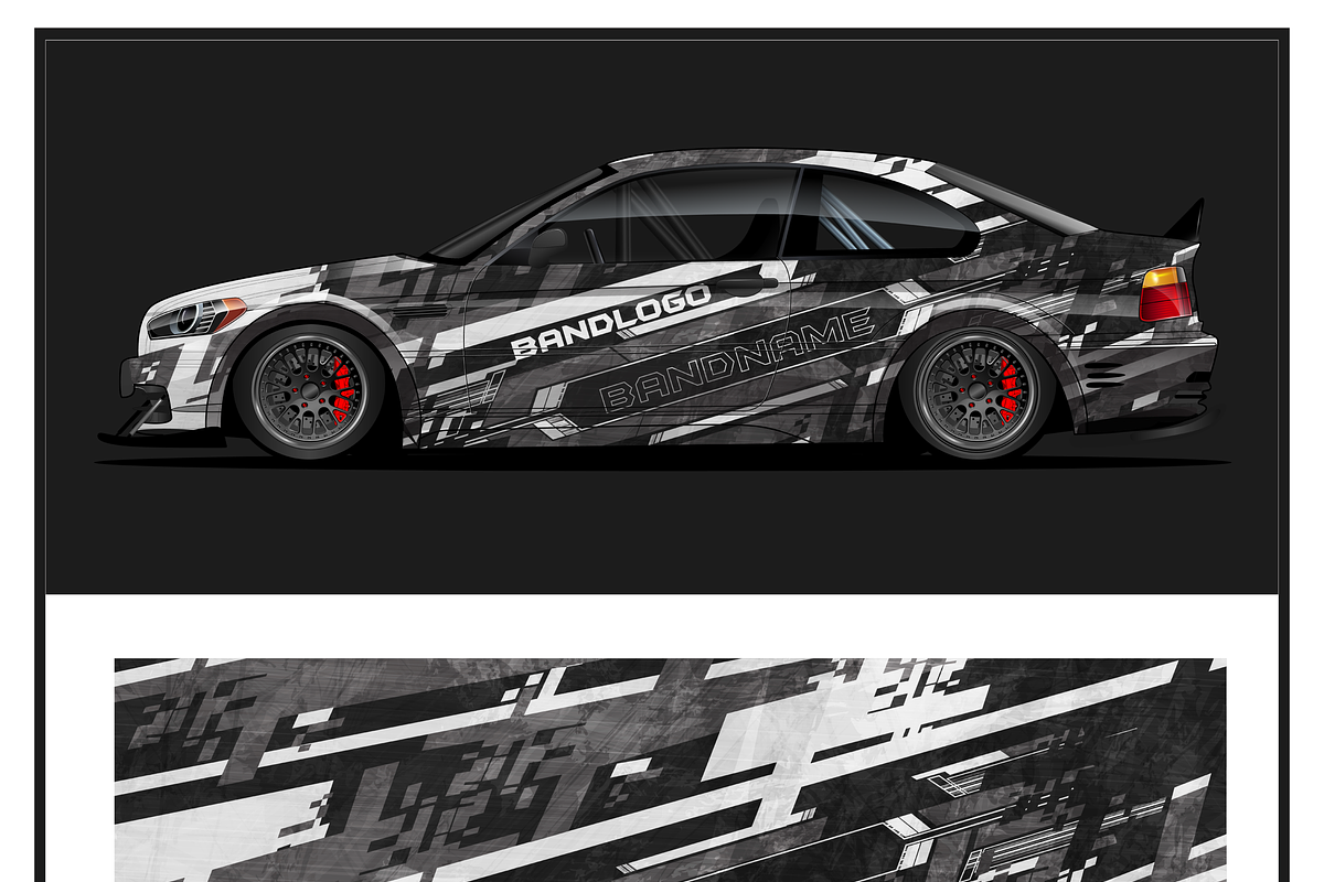 Futuristic Vehicle Wrap Design, an Object Illustration by CarWrap design (Photo 1 of 3)