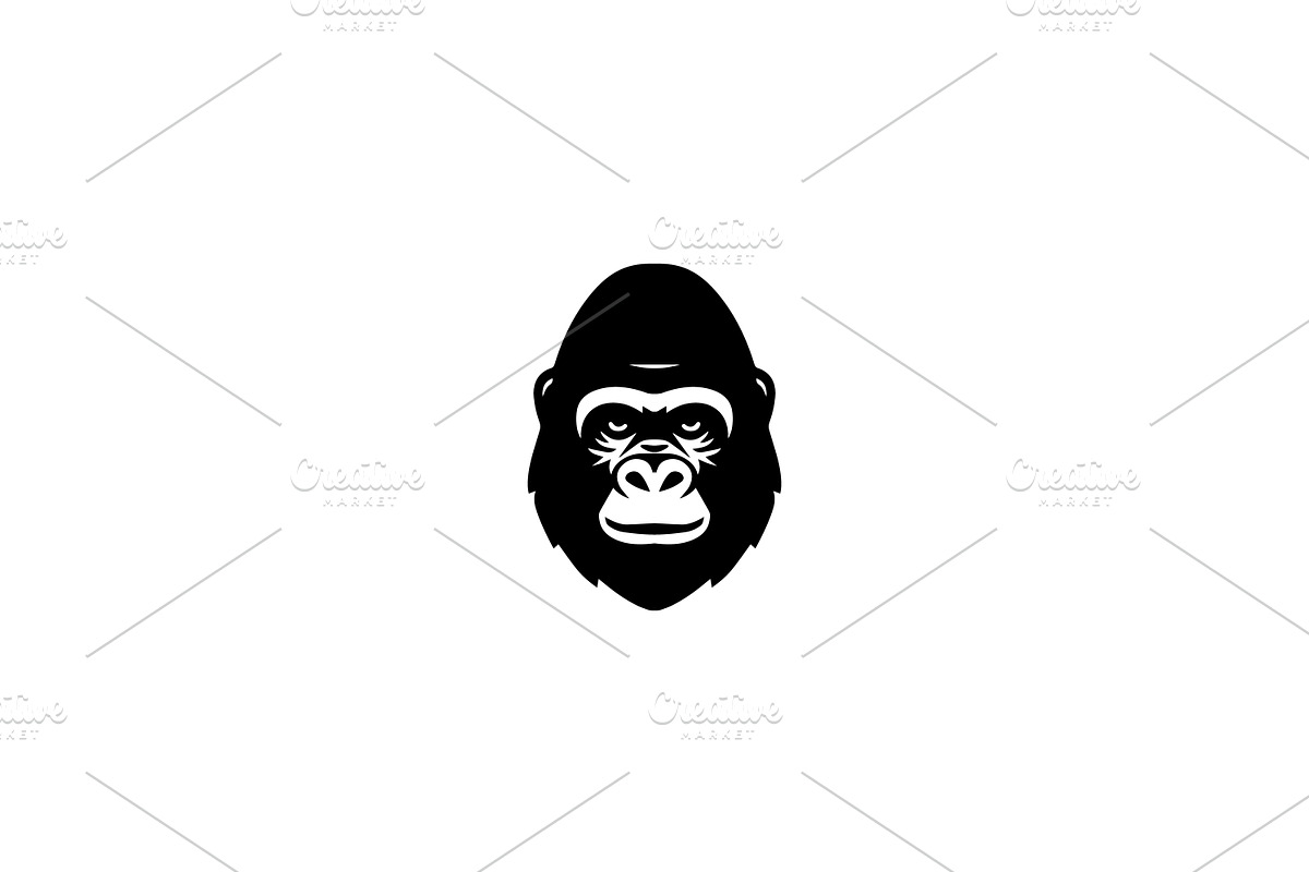 Gorilla logo collection, a Branding & Logo Template by Team_Ultra_Graphics (Photo 9 of 9)