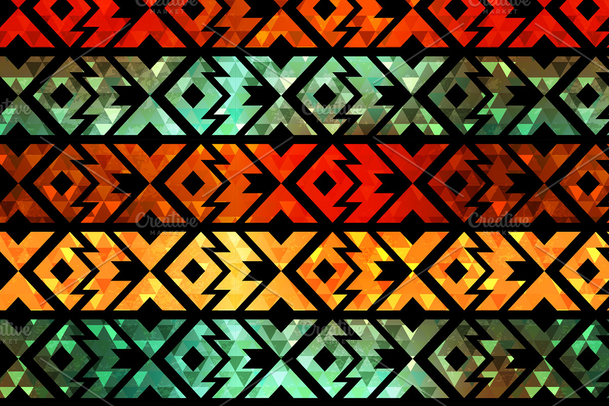 Tribal Patterns Pack, a Pattern Graphic by Gudiny (Photo 5 of 10)
