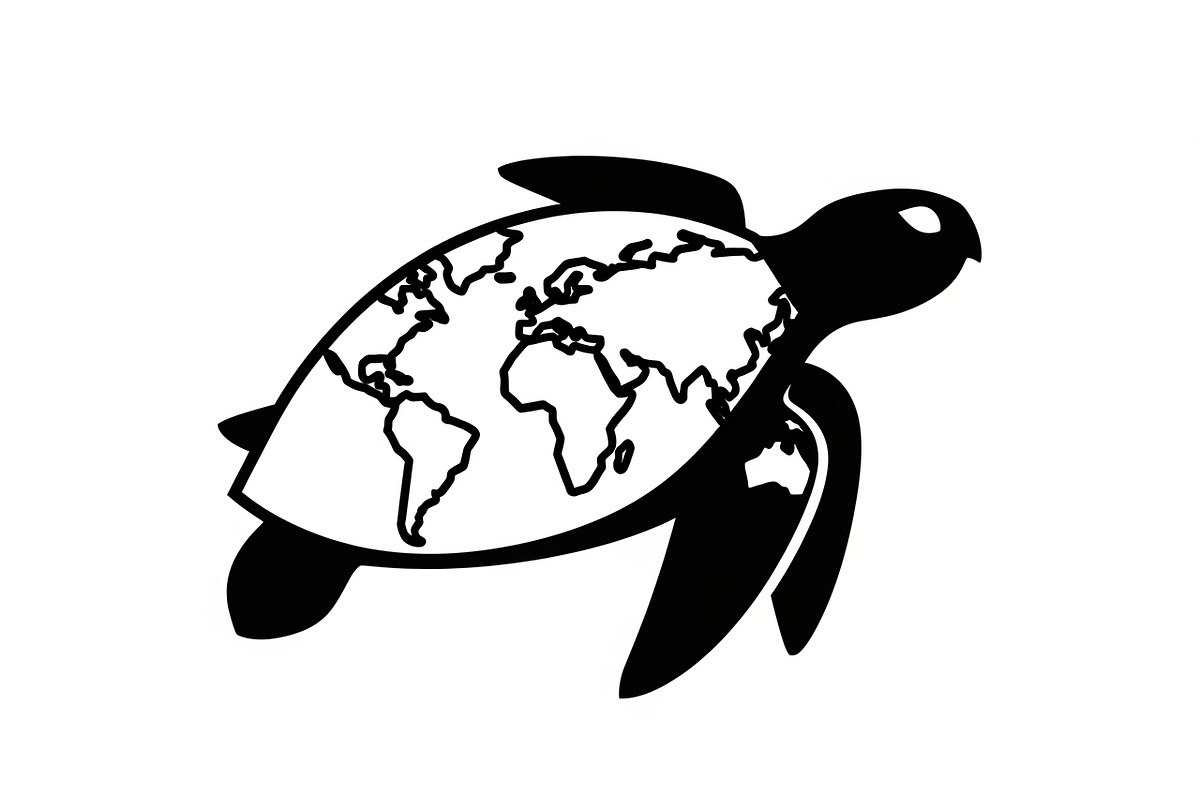 World Map Sea Turtle Bundle, an Illustration by Gaye Art (Photo 28 of 31)