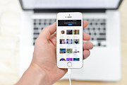 iPhone 6 Mockup with 5 Colour Modes, an iPhone Mockup by Made by Mancie (Thumbnail 3 of 5)