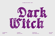 CS Rebelion Stamp, a Blackletter Font by Craft Supply Co. (Thumbnail 2 of 8)