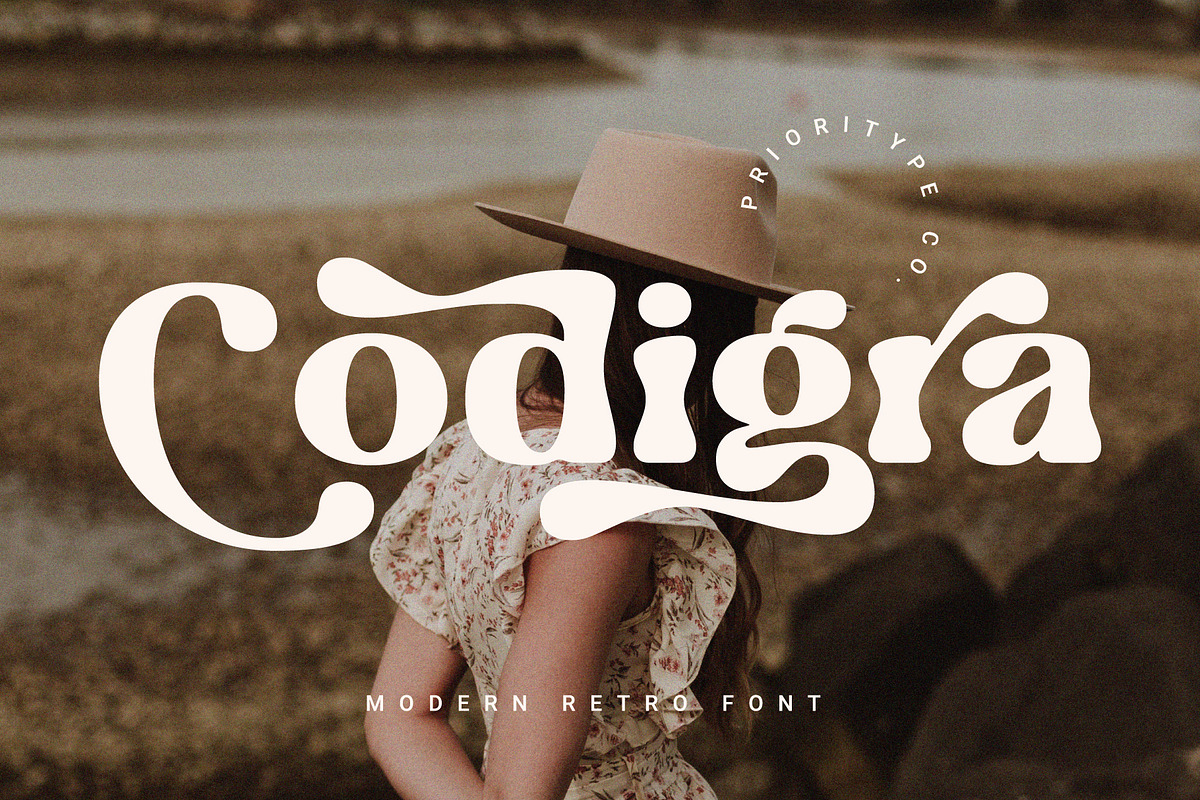 Codigra - Modern Retro Font, a Serif Font by Prioritype Co (Photo 1 of 11)
