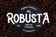 Robusta Display Typeface, a Serif Font by edukka (Thumbnail 1 of 9)