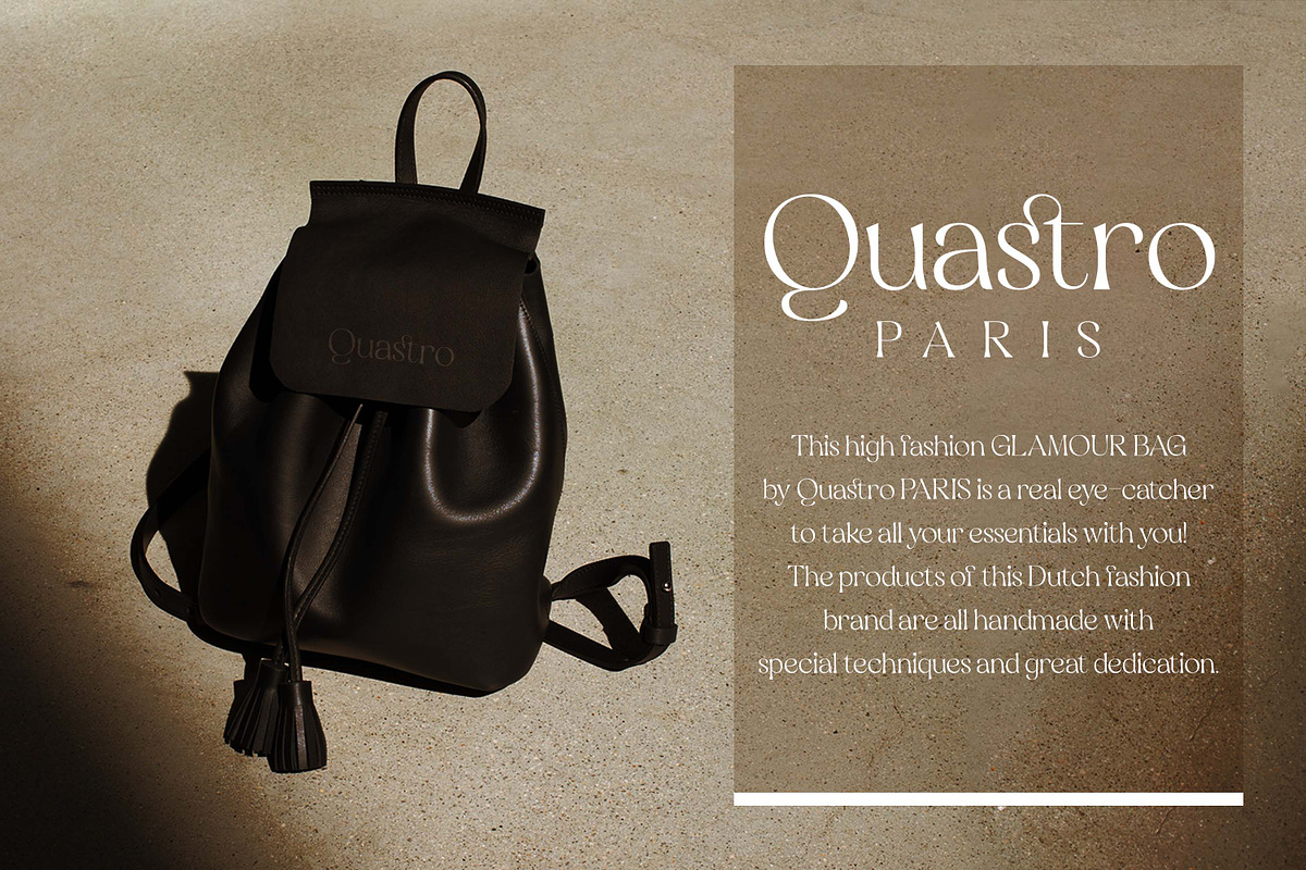 Quastro - Elegant & Stylish Display, a Serif Font by Almarkhatype (Photo 3 of 10)