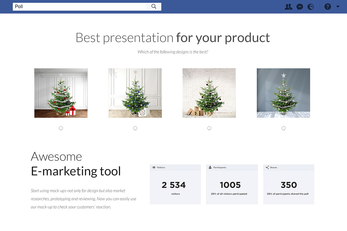 2x X-mas Trees Creator Mock-ups, a Product Mockup by Mocca Mockups Store (Photo 6 of 6)