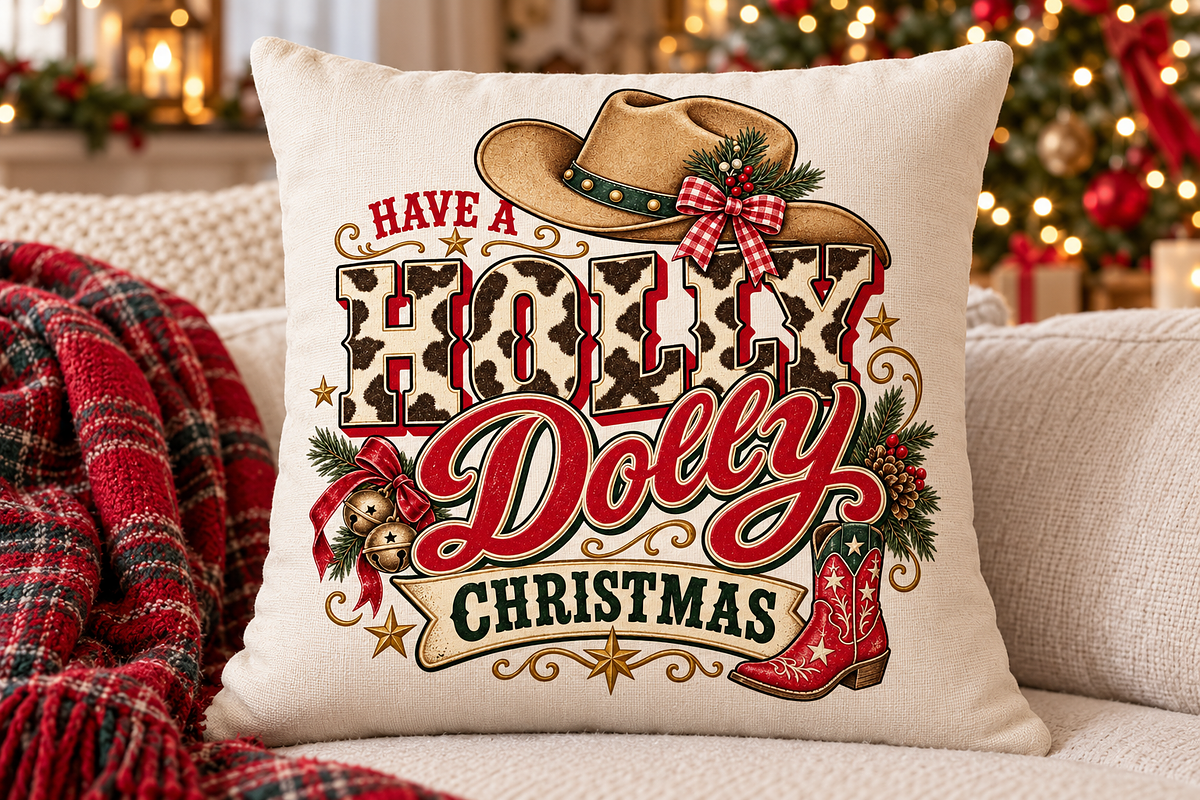 Western Cowgirl Christmas PNG, an Object Graphic by Daisy Design (Photo 2 of 3)