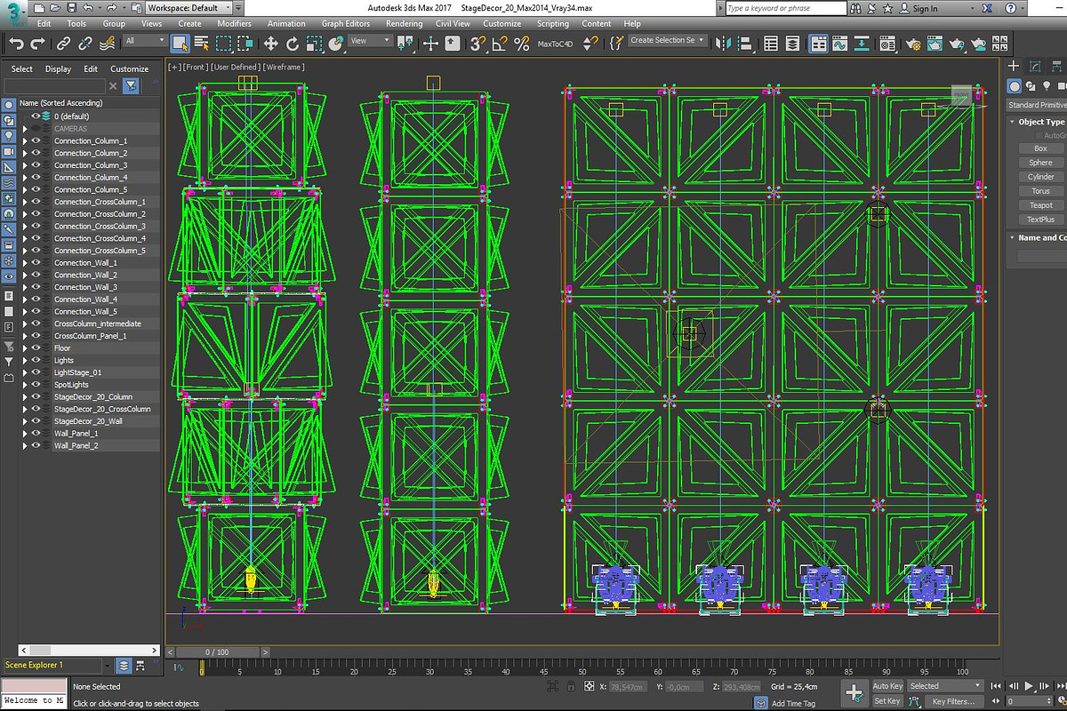 Stage Decor Collection 3 -  (9 PCS), an Architecture 3D Model by akerStudio (Photo 34 of 64)