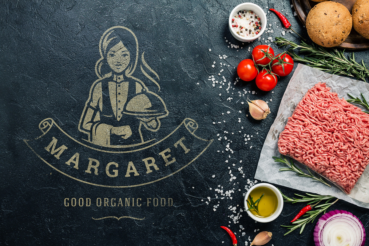 36 Restaurant Logos and Badges, a Branding & Logo Template by Vasya Kobelev (Photo 7 of 16)