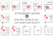 Botanical Watercolor FB/IG Bundle, a Social Media Template by Andrea Schrag Designs (Thumbnail 4 of 5)