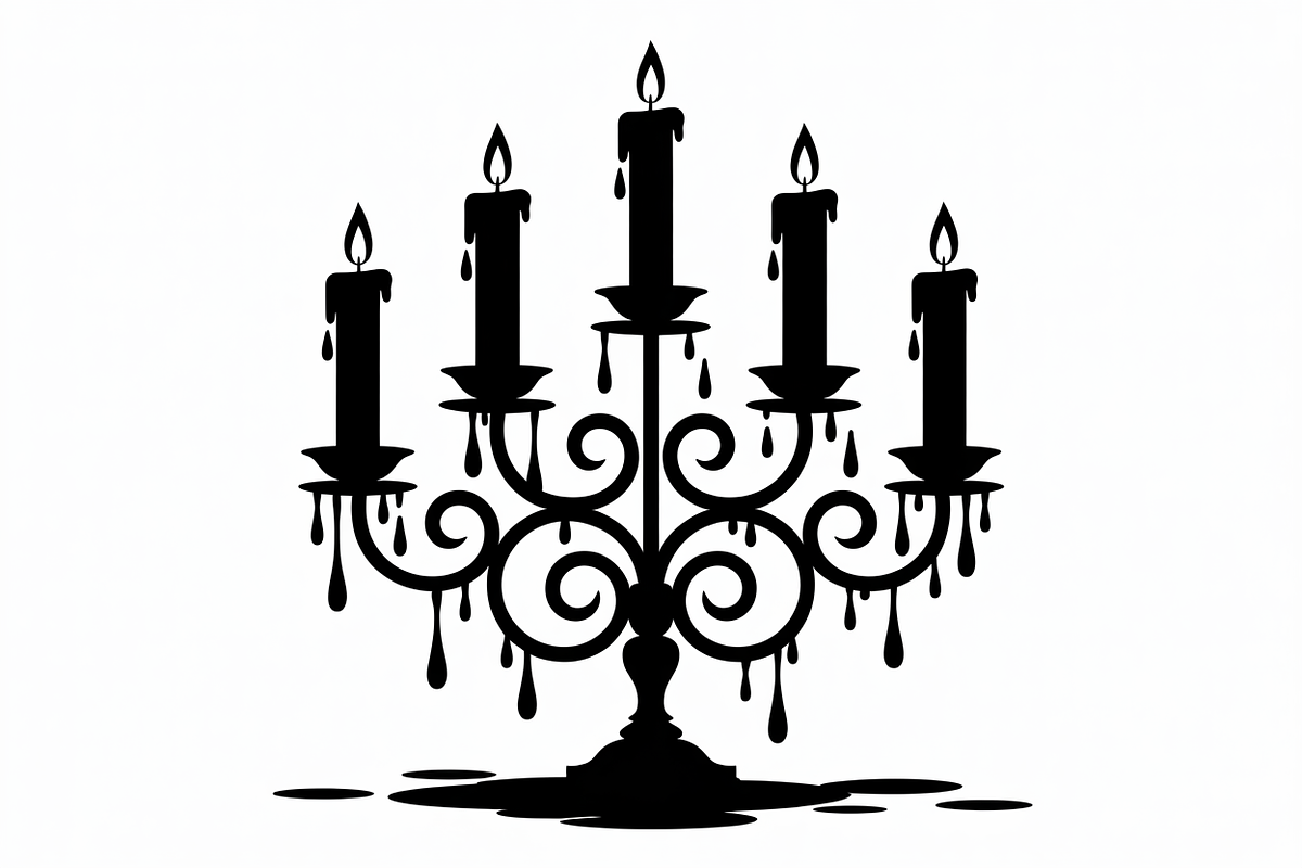Candle silhouette vector, an Illustration by Amazin_art (Photo 5 of 13)
