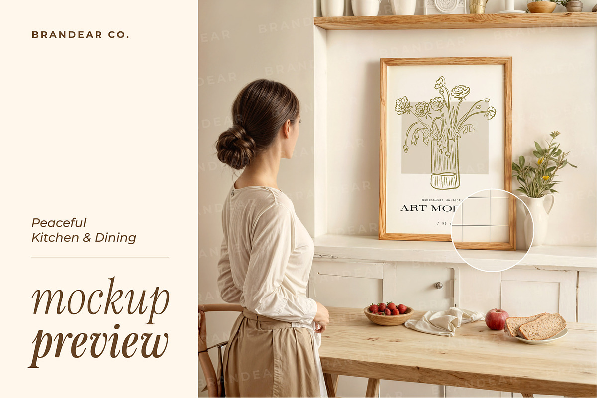 Dining & Kitchen | Frame Mockup Set, a Household Mockup by Brandear Design (Photo 8 of 12)