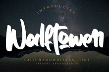 Walftower - Bold Handwritten Font