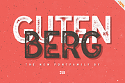 Gutenberg - Font Family, a Handwritten Font by Unio Designs (Thumbnail 1 of 10)