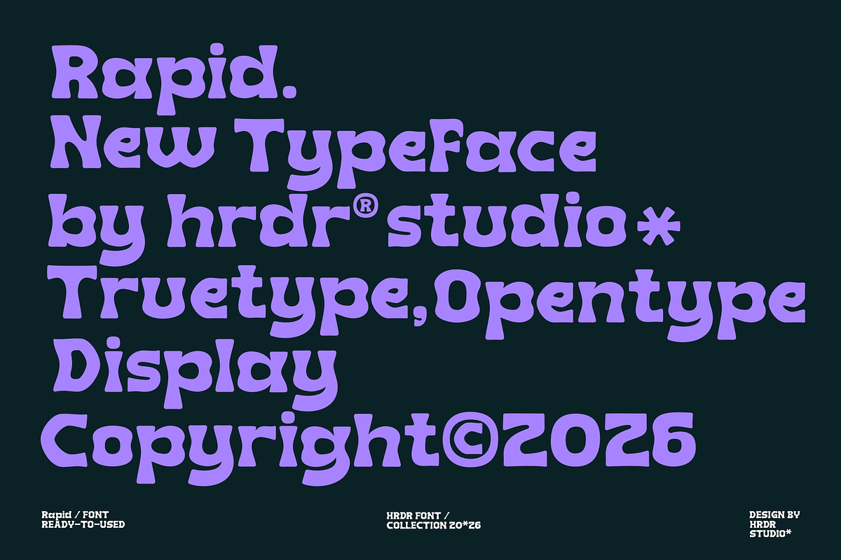 Rapid ( New Font ), a Serif Font by HRDR (Photo 7 of 11)