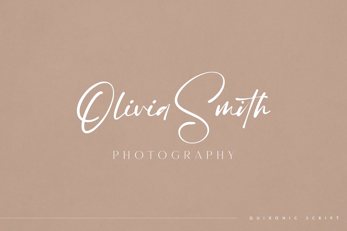 Quixotic - handmade script font, a Script Font by Only Fonts (Photo 7 of 10)