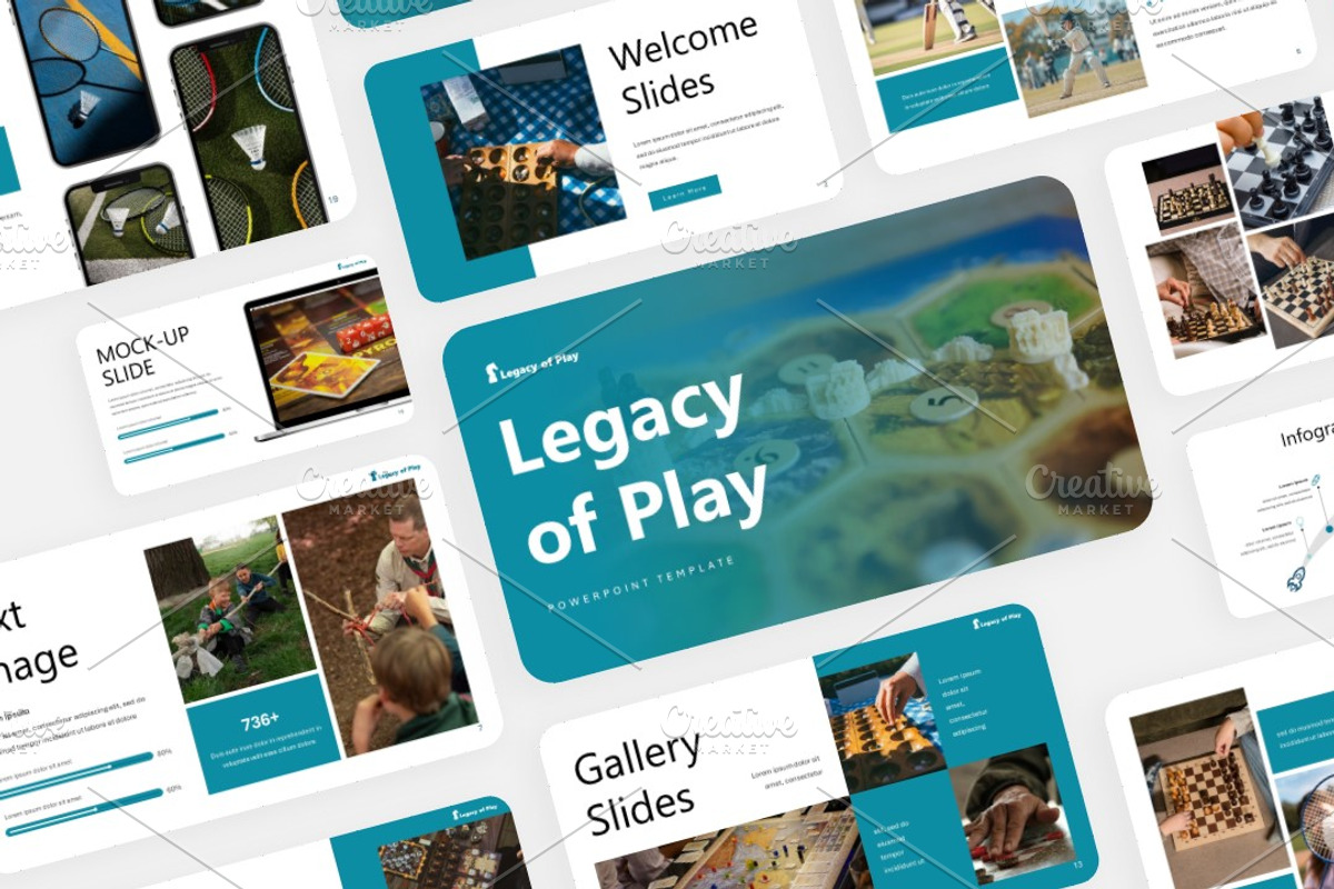Legacy of Play Presentation, a Presentation Template by Interpitch