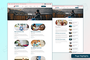 Excursion - Travel Website UI Kit, an UI Kit Template by Uptechies (Thumbnail 3 of 4)