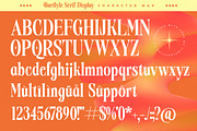 Burstyle Modern Serif Display, a Serif Font by timelesstype.co (Thumbnail 18 of 20)