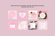 Wellness Instagram Template Canva, a Social Media Template by Deepa Template Studio (Thumbnail 3 of 12)