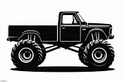 Monster Truck Collection, an Illustration by hafijul (Thumbnail 5 of 9)