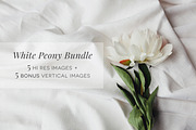 White Peony Bundle + Bonus, an Arts & Entertainment Photo by Light & Grace (Thumbnail 1 of 8)