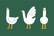 Cute goose. Funny birds, kids set, an Animal Illustration by Good Studio (Thumbnail 5 of 7)