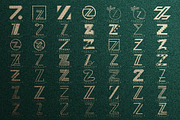 Letter Z Logo Bundle ZZ Monogram Set, a Branding & Logo Template by Pixel Design (Thumbnail 3 of 6)