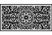 Vintage Ornamental Panel Frame, a Decorative Illustration by Designer_Momina (Thumbnail 8 of 21)