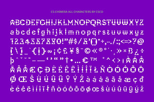 CS Chimera Psychedelic Font