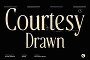 CS Courtesy Drawn, a Serif Font by Craft Supply Co. (Thumbnail 1 of 8)