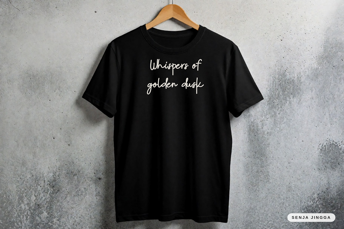 Senja Jingga – Script, a Script Font by Gookkis Studio (Photo 6 of 12)