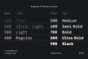 Bogita Mono - Monospace Font, a Sans Serif Font by Nollev (Thumbnail 2 of 12)