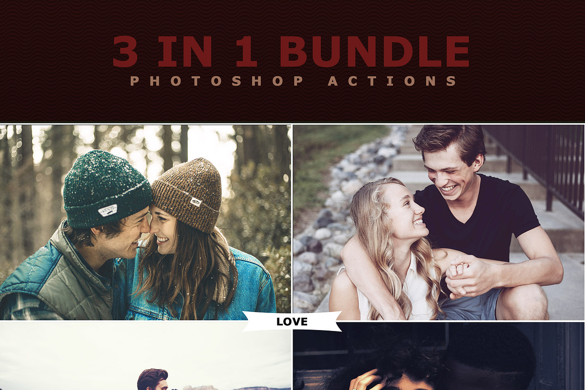 3 IN 1 Bundle Photoshop Actions preview 5