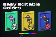 NFT Cards Pack 3D, an Object Graphic by Dope Design (Thumbnail 2 of 6)