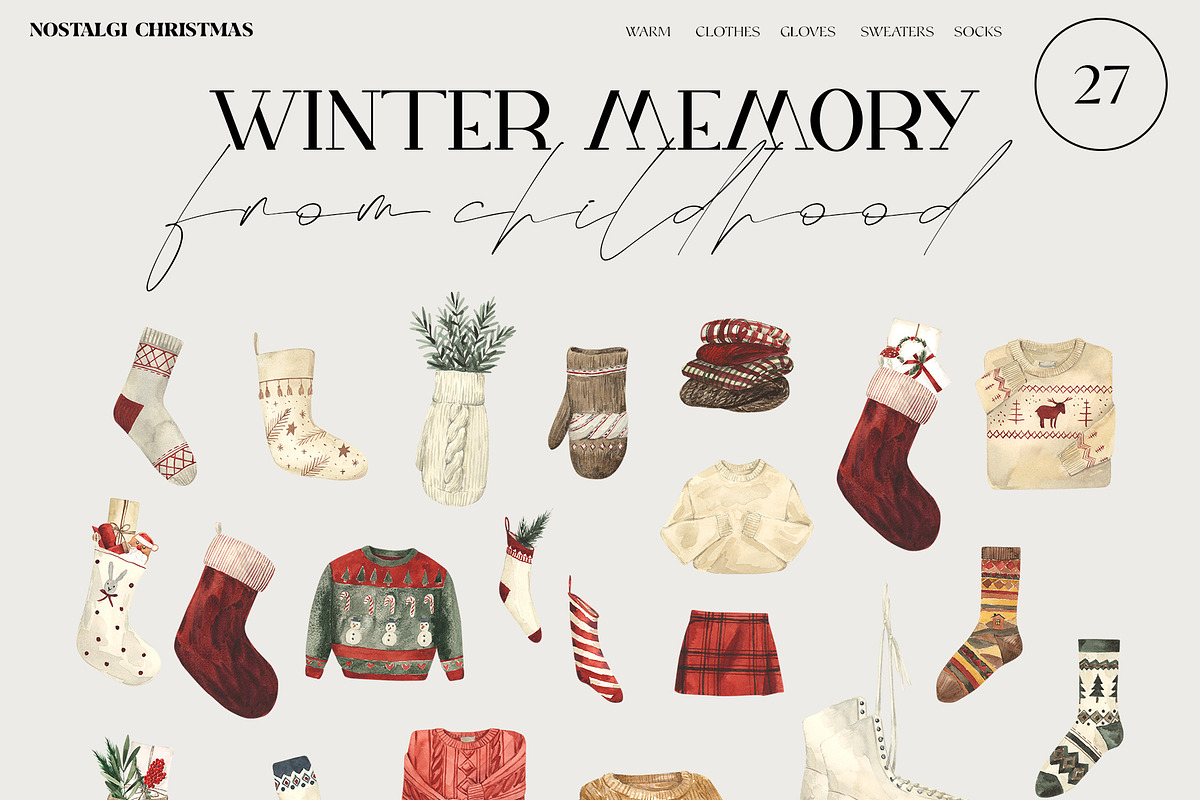 Winter memory Christmas, a Seasonal Illustration by LiChu Art (Photo 21 of 30)