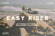 Easy Rider | Hand Drawn Sans Serif, a Sans Serif Font by ziggydotcom (Thumbnail 1 of 5)