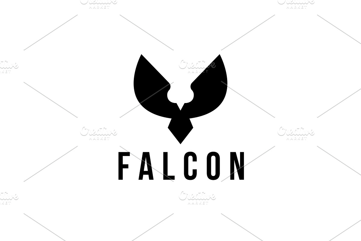 falcon logo vector icon illustration, a Branding & Logo Template by Dyn Studio