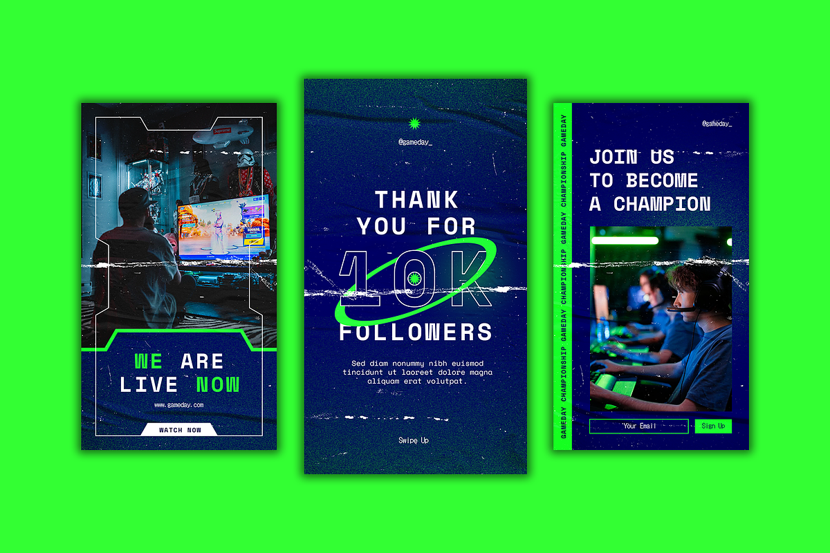 Gaming Instagram Stories Template, a Social Media Template by Healltica.std (Photo 3 of 4)